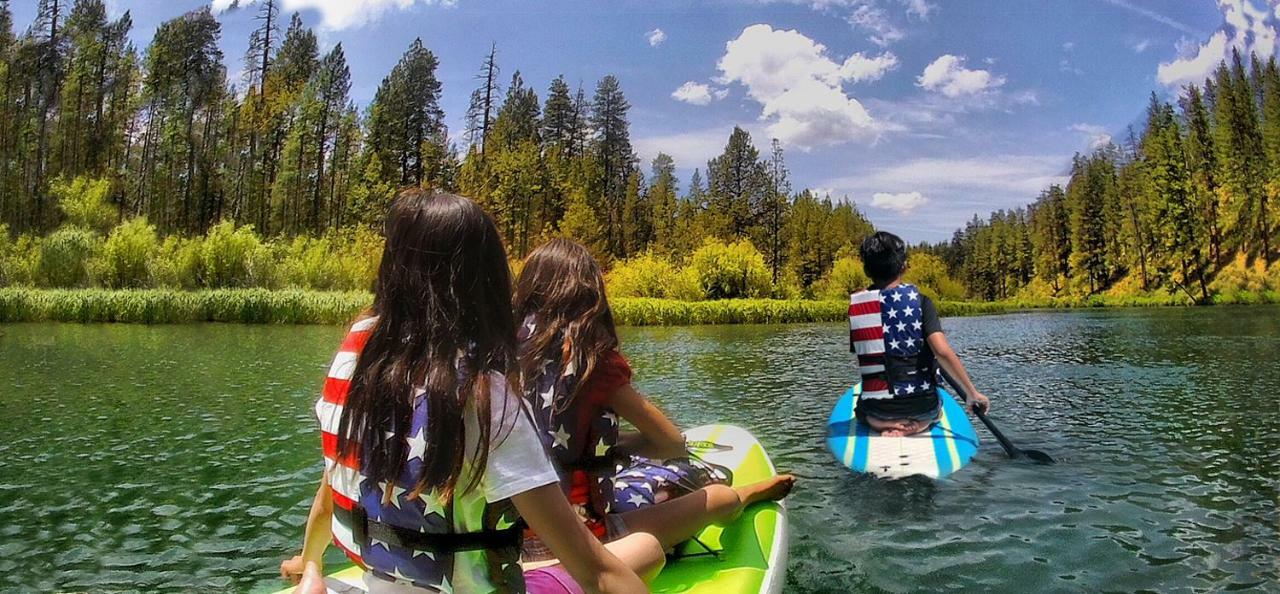 Bend-Sunriver Camping Resort 24 Ft. Yurt 16 Luaran gambar